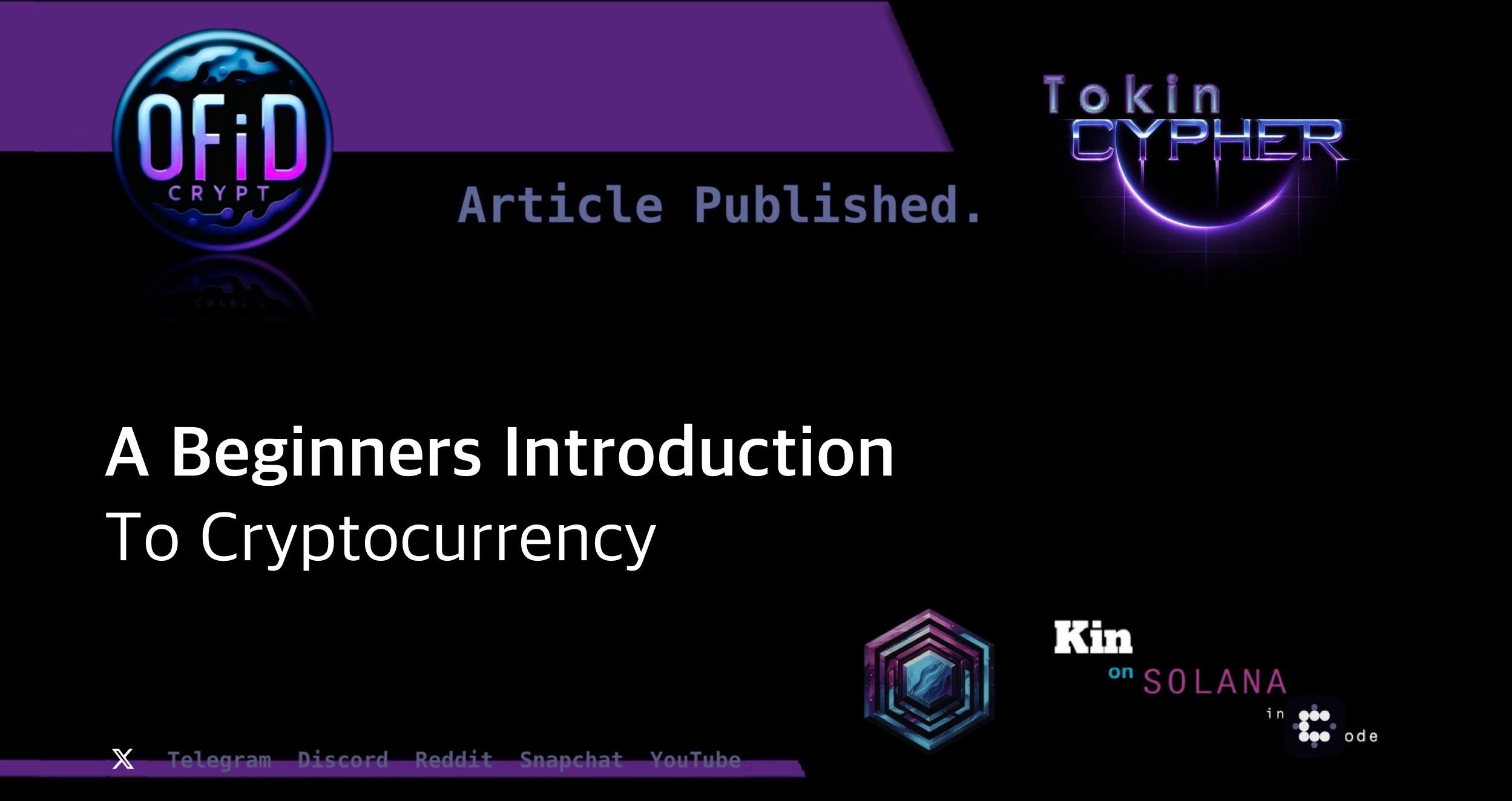 Article Title: A Beginners Introduction to Cryptocurrency